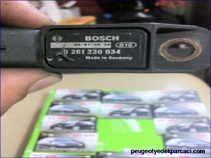 Peugeot 206 manifold basýnç sensörü 0261230034